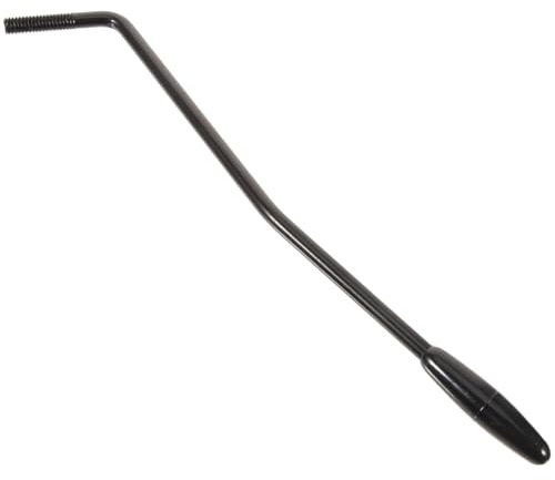 HAMPPLIES Palanca de Trémolo para Guitarra Eléctrica Brazo de Puente Simple con Rosca de Metálico Negro Compatible Fácil Instalación y Uso para Efectos