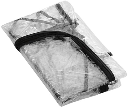 Housse de pluie pour poussette pour chien et chat, housse de poussette transparente, imperméable et anti-poussière, accessoires pour animaux compagnie largement compatibles