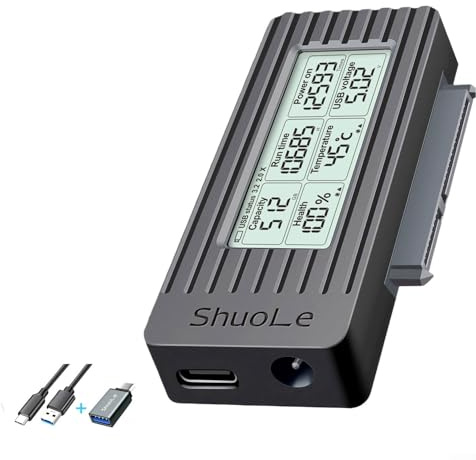 ZYNCUE USB 3.1 para convertidor SATA: adaptador externo rápido de 5 Gbps para HDDSSD 2.53.5