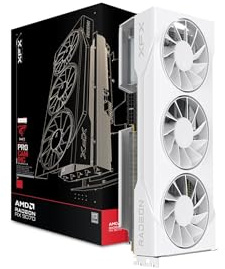 XFX Swift AMD Radeon RX 9070 GRE Blanco Triple Fan Gaming Edition con 12 GB GDDR6 HDMI 3xDP, AMD RDNA™ 4 (RX-97GRE29W7)