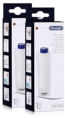 DeLonghi DLSC002 Filtro de agua para cafeteras (paquete de 2)