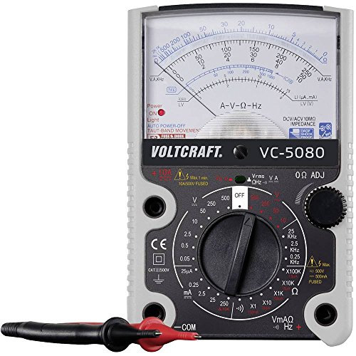 VOLTCRAFT VC-5080 Hand-Multimeter analog CAT III 500 V