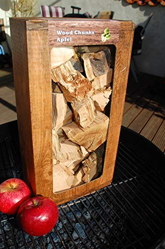 Landree Apfel Wood Chunks 1,5 kg Apfel - Apple, Räucherklötze, Räucherchunks, Smoking Chunks direkt vom Holzhof