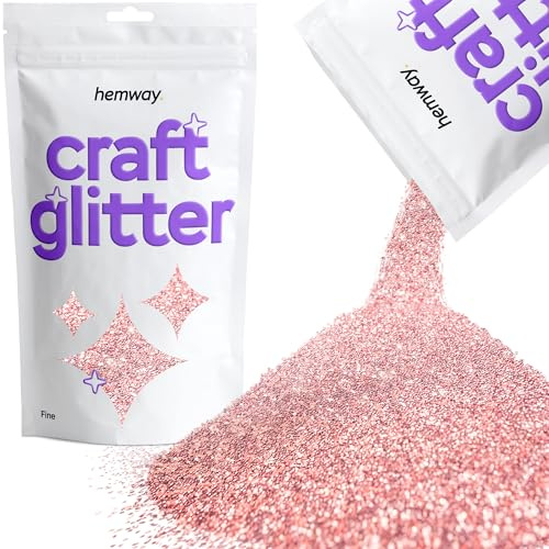 Hemway Bastellicht für Kunsthandwerk aus feinem Roségold, für Kunsthandwerk/Sandpapier, Dekoration, Basteln, Projekte – 1/64 Zoll, 0,015 Zoll, 0,4 mm