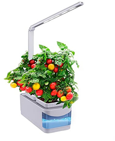 BJTYHT di impianto idroponico Pianta Flowerpot Famiglia Smart Plant Smart Plant Flowerpot Auto-Assorbimento Sollessing Coltivazione di Coltivazione (Color : Blue, Size : 0)