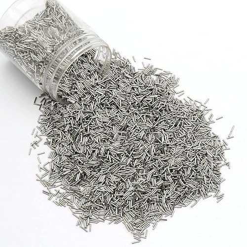Mini épingles de polissage magnétiques en acier inoxydable 1000 g pour la fabrication de bijoux, aiguilles de polissage rotatives (0,4 x 10 mm)