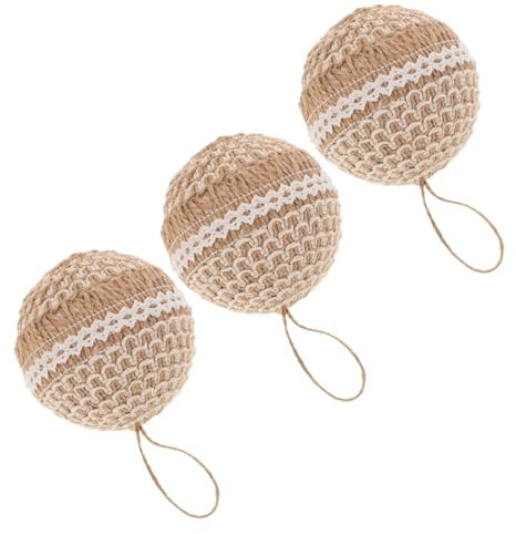 Gadpiparty 3pezzi Palline Natale da Appendere Decorazioni Festive Forma Palline Natalizi per Albero Natale Ciondoli Decorativi per FESTIVITÀ