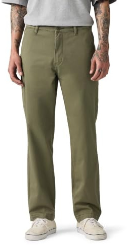Levi's Men's XX Chino Relaxed Straight, (New) Olive Night, 36Wx30L