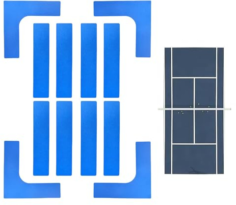 Pickleball - Set di marcature per campi da Gioco, per Esterni, per parchi e