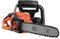 BLACK+DECKER CS2245-QS - Motosierra eléctrica 2200W, Espada 45 cm, Velocidad 12.5 m/s, Depósito de 150 ml, Interruptor de doble control, Tensor de cadena sin herramientas