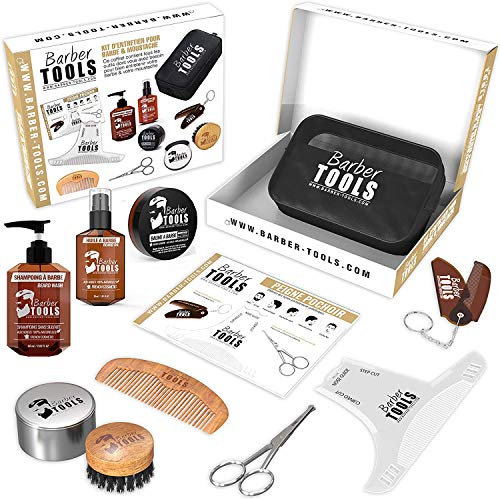 ✮ BARBER TOOLS ✮ Kit/Bartpflege set/Bart-set/Bart und Rasur | Kosmetik Made in French