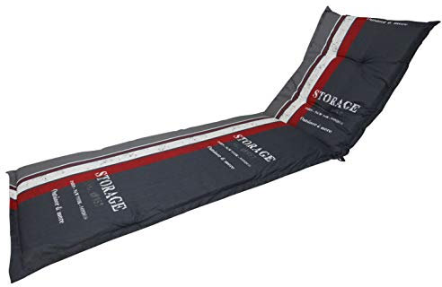 Madison 8 cm Luxus Rollliegenauflage G 148, Storage Red, 200 x 60 x 8 cm, Made IN Europe