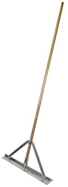 Aluminium Builder's Spazzle with Wooden Handle