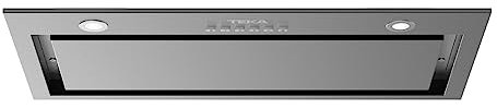 Teka GFL 57650 EOS IX - Campana Integrable, Motor de Doble Turbina, Diseño Piramidal, Aspiración Perimetral Contour, 3 Velocidades + Intensiva, Color Acero Inoxidable