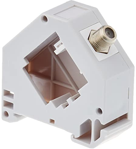 Delock Hutschienenadapter mit Keystone F Buchse zu F Buchse