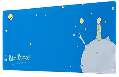 Grupo Erik Der kleine Prinz Mauspad Mousepad XXL Gaming Geschenke Merch | 80 x 35 cm Schreibtischunterlage Mouse Pad Gaming - Rutschfest und Wasserabweisend Desk Mat - Fanartikel PC Accessoires
