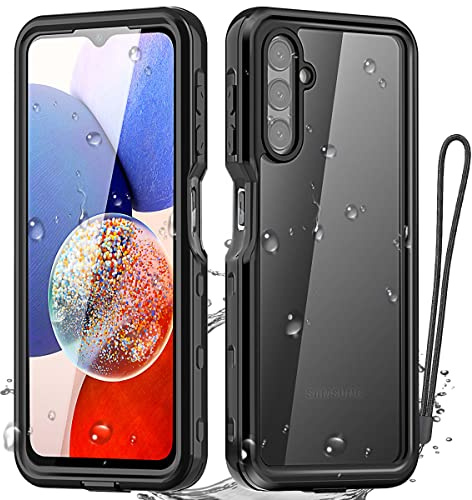 AICase Custodia impermeabile per Samsung Galaxy A14 5G (6,6 pollici) a prova di neve, antipolvere e antiurto, certificato IP68 protezione completa del corpo subacquea copertura protettiva per A14 5G