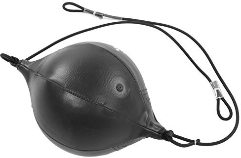 Bolsas de Velocidad para Boxeo, Saco de Boxeo con Ganchos Tipo Colgante Inflable PU Pera Pelota de Boxeo Muay Thai Saco de Boxeo Bolsa de Velocidad para Ejercicio de Boxeo (Black)