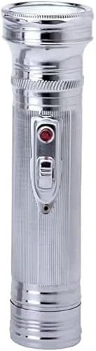 SFQEVHRZ Torcia elettrica Manuale Nostalgia, Torcia Portatile Semplice da Esterno in Stile Vintage, Torcia Potente e Luminosa, Batteria TF300 a Due sezioni n. 1