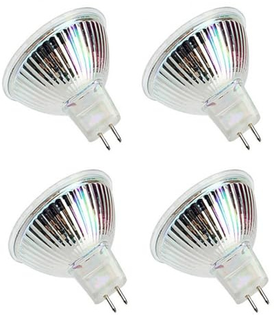JZLBBC 4Pc MR16 GU5.3 Halogen Light Bulbs 220V 50W Spotlight Light Bulb MR16 220V 20W GU5.3 Halogen Bulbs MR16 Dimmable Warm White 35W