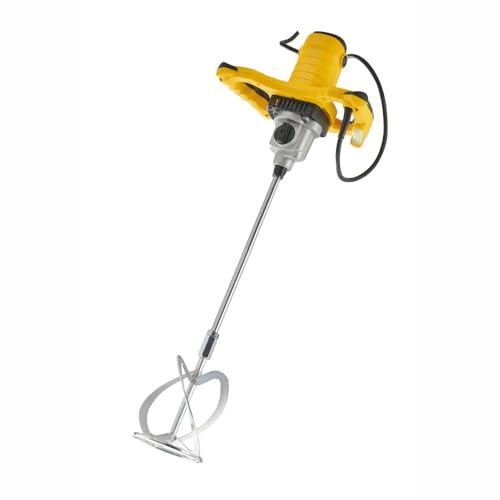 Clarke PM1600/1 Electric Paddle Mixer, 1600W, 110V, Yellow