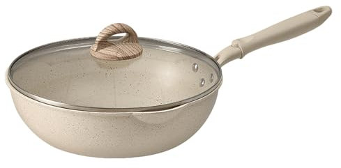 Generico Set Di Padelle Induction In Ceramica, Padelle Antiaderenti 20 24 28 Cm Per Tutti I Tipi Di Hob, Pfa- Pfoa-frree, Adatto A Induzioni, Safe Per La Lavastoviglie