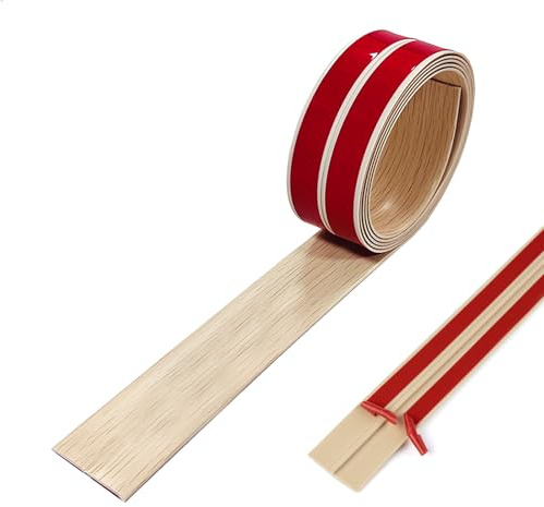 Perfil de Transición para Suelo,T Listón Perfil Transición Suelo Desnivel 5cm X 100cm,Tarima Flotante para Suelos de Silicona Resistente al Desgaste Umbrales Puerta y Conexión Baldosas