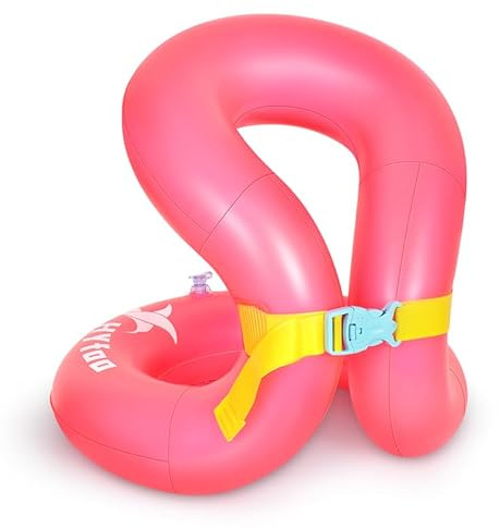 Hyfoo Inflatable Swim Vest,Floaties for Kids 30-46 lbs | Pool Floats Swimming Ring for Boys, Girls, Children, Swimmies, Niños,with Adjustable Safety Buckle,Learn to Swim