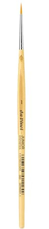 da Vinci, JUNIOR, Schul- und Hobbypinsel, Rund, Gr. 1, Synthetikfasern