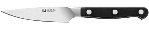 ZWILLING Pro Spick- & Garniermesser, Klingenlänge: 10 cm, Rostfreier Spezialstahl, Kunststoffgriff, Schwarz