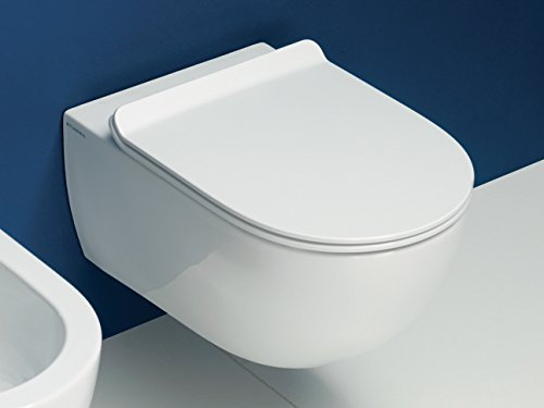 Flaminia App Goclean - Inodoro suspendido cód. AP118G con asiento Slim Soft Close