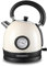 MONZANA® Electric Dome Kettle | 1.8L | Retro Vintage Style | Rapid Boil | Automatic Cut-Out | Boil Dry Protection | 2200 W | Temperature Gauge | Filter | Cream