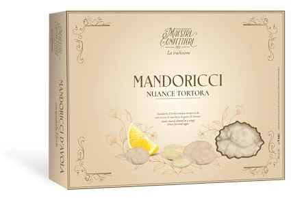 Confetti Maxtris Mandoricci con mandorla, Nuance Tortora