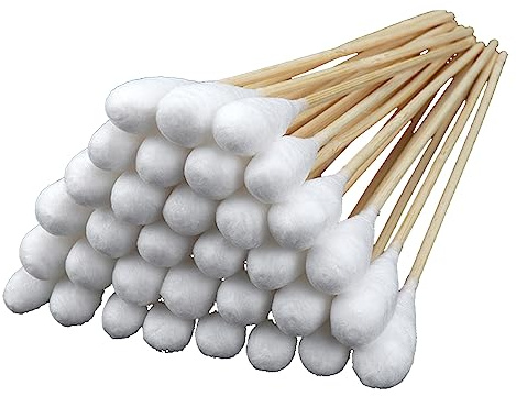 400 hisopos de algodón largos con punta grande (20 cm), suministros de esteticista, hisopos de algodón desechables para ginecología