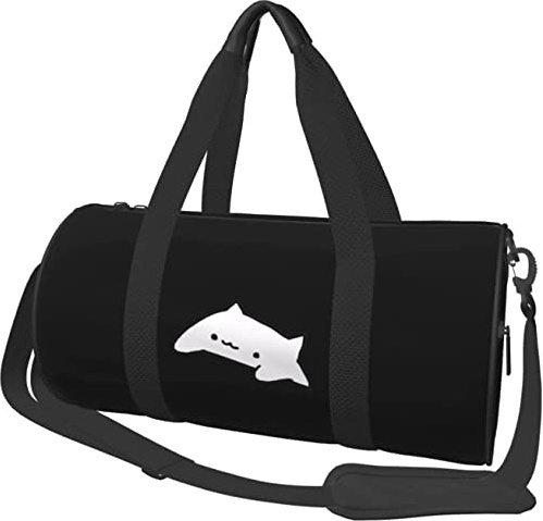 Süße Bongo-Katze, Reisegepäck, Seesack, Sport, faltbar, faltbar, Schwarz