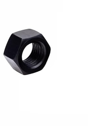 LXURY 1/2/5 Stück Feingewinde-Sechskant-Sechskantmutter M8x1 M10x1 M10x1,25 M12x1 M12x1,25 M12x1,5 M14x1,5 M16x1,5 M18x1,5 M20x1,5 Muttern aus schwarzem Kohlenstoffstahl (Size : 2pcs M12x1.25mm)