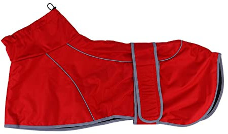 BESPORTBLE Kleidung Für Haustiere Kleiner Hund Regenmantel Hunderegenmäntel Für X-große Hunde Regenbekleidung Für Hunde Regenjacke Mit Kapuze Hundeweste Rot Extra Groß Polyester Regenkleidung