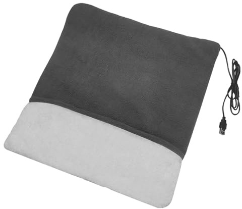 USB Fußwärmer - Elektrischer Fußwärmer mit Plüsch - Schlafzimmer, beheizter Fußwärmer - Elektrischer Fußwärmer für kalte Füße, Heizkissen