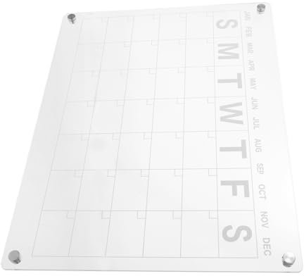 DIYEAH Magnettafel-kalender 40 6 X 30 5 Cm Acryl Kühlschrank Magnetisch Trocken Abwischbar Büro-memo-schreibtafel