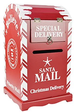 Buzón de pared con cerradura resistente a la intem Buzón de pie Buzones de correo independientes for exteriores con buzón de correos Buzón vertical de madera retro Decoración de escena interior de Nav