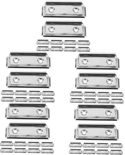 SHINEOFI 50stücke Metall Clipboard Clips Klemmbretthalter Für Büro Und Schule Für Notizen Menüs Und Dokumente Leicht Und Tragbar Vielseitige Anwendungsmöglichkeiten