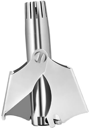 VILLCASE Recortador de Vello Nasal Manual para Hombres 1 unidad Compacto Portátil Limpieza Precisa Viaje sin Batería Confiable