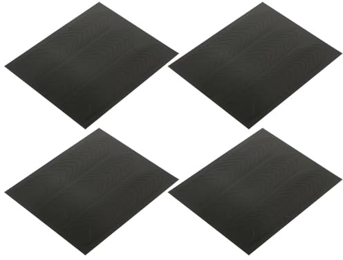Toyvian Lot de 4 Feuilles D’Autocollants pour Ongles French Manucure Pochoirs à Ongles pour Nail Art Guides pour Pointes Françaises Outil Décoration DIY