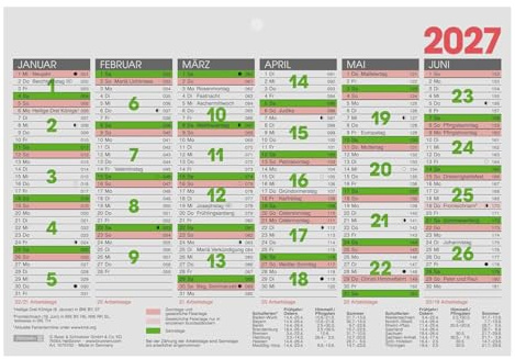 BRUNNEN Tafelkalender 2027 | A5 quer
