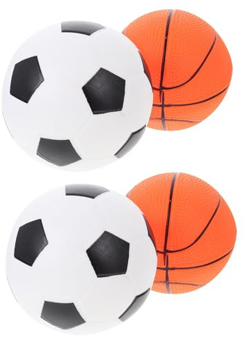 HAKIDZEL Balones Inflables de PVC para 12cm, Set de 4 Unidades, Balón Flotante Seguro y Divertido para Juegos Infantiles en Interior
