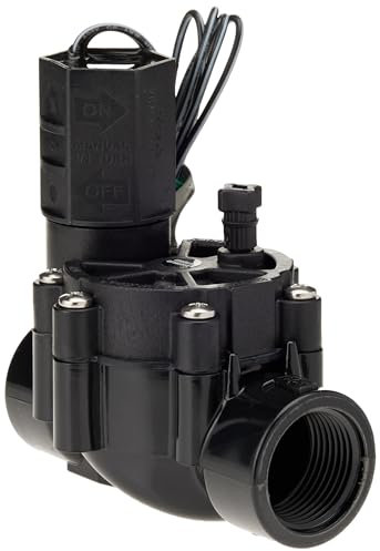 RainBird 100-DV 1 Zoll I.G. Magnetventile, Schwarz, 13 x 10 x 7 cm