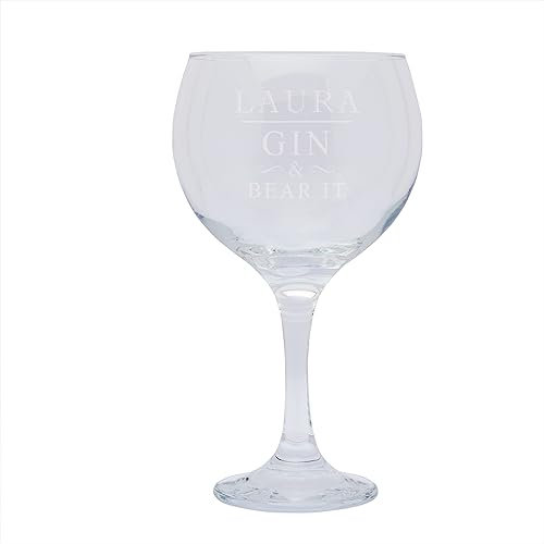 Personalised Gin Goblet/Engraved Gin Balloon/Gin Lovers Gifts For Women/Funny 30th Birthday Gifts/Best Friend Gifts For Women/Gin Related Gifts/Funny Gin Gifts