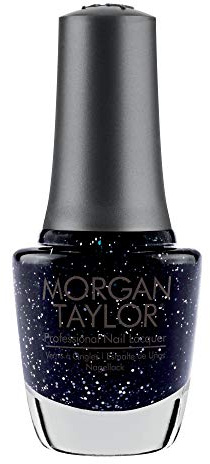 Morgan Taylor Nail Lacquer (Under The Stars) Blue Professional Lacquer, Vibrant, Chip-Resistant, Fast-Drying, Long-Lasting, High-Shine, Perfect for Manicures & Pedicure, 0.5 ounce.