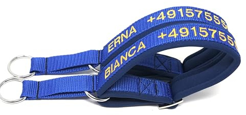 Tier & Heim Hundehalsband mit Namen und Telefonnummer