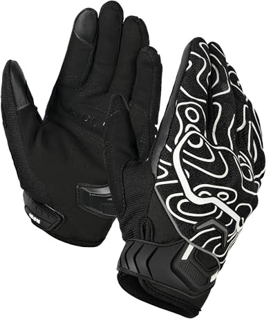 BORLENI Gants de Moto pour Les Gants d'écran Tactile Dur pour Les Femmes des Hommes, Respirant, pour Les Courses Hors Route, Les Gants de Moto, Les protège-Doigts, Les Gants de Conduite